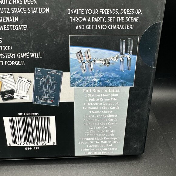 Host Your Own Murder Mystery Party Game Murder At The Space Station New In Box - Picture 4 of 8